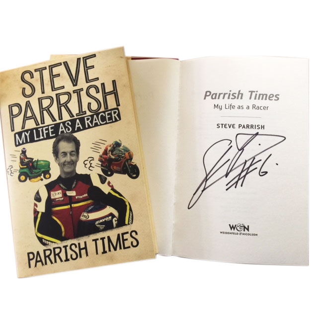 Parrish Times Paperback – My Life As A Racer Signed Copy